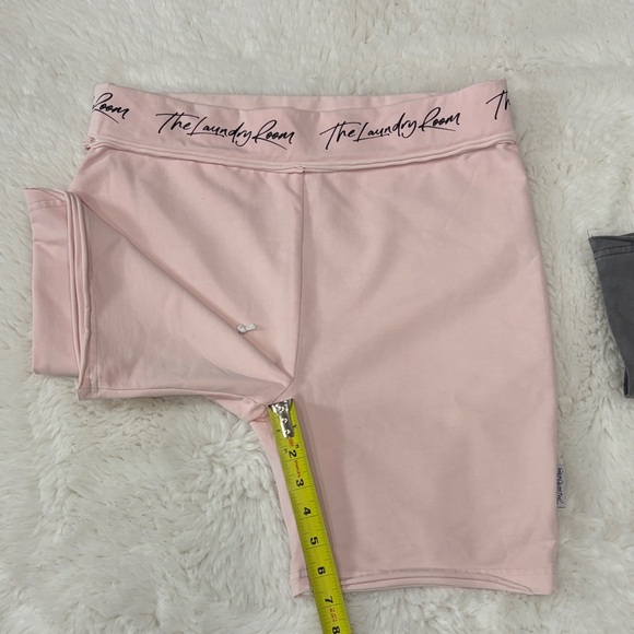 The Laundry Room Runyon Biker Pink and Gray Shorts,(2-Pack) - Picture 17 of 17